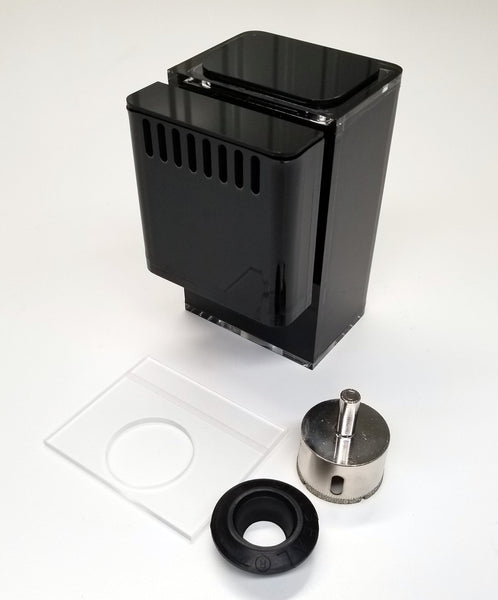 nano 400 gph LOW PROFILE Overflow Box with REMOVABLE WEIR