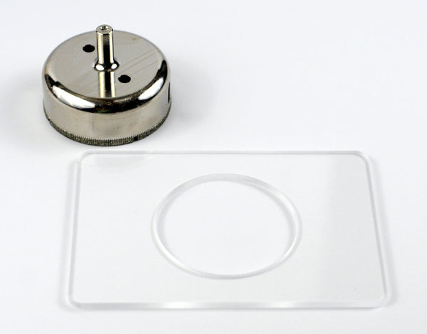 Glass Hole Saw Diamond Coated 75mm / 3 Inch Drill Bit and drilling jig template