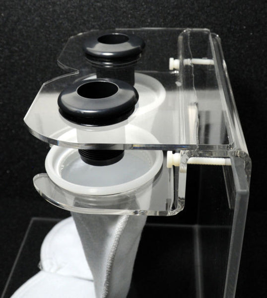 Dual 4" Filter Sock Holder + Bulkheads & Filter Socks-sump Micron Bag Pre Filter