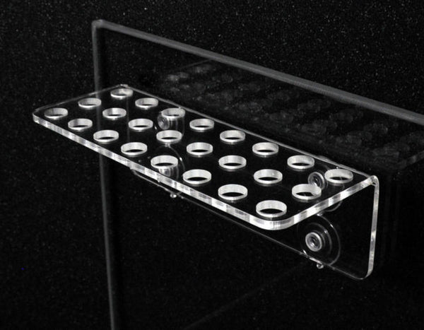 Frag Rack Clear Acrylic- Holds 24 Coral Frag Plugs