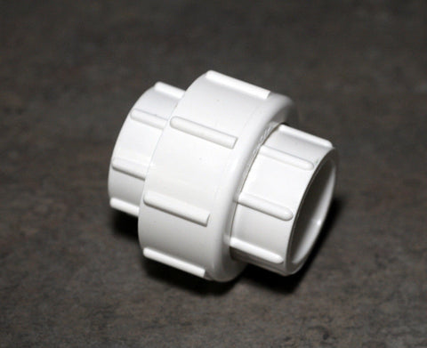 2" Pvc Union - Thread X Thread. Aquarium Plumbing Fitting 2 Inch