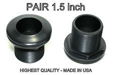Pair 1.5 Inch Bulkhead Fittings Slip X Thread High Quality Usa Made 1 1/2 1.5 "