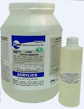 Ips Weld-on 40 2-part Acrylic Cement (glue) Adhesive Kit - 1 Gallon